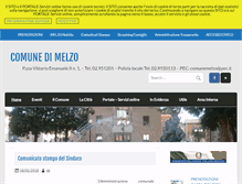 Tablet Screenshot of comune.melzo.mi.it